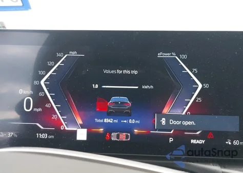 2025 BMW I4 Gran Coupe Edrive40 z USA, uszkodzony, nr VIN WBY23HD02SFU30460